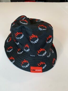 Coke Studio Unisex Adult Men’s or Women’s Black & Red Reversible Bucket Hat